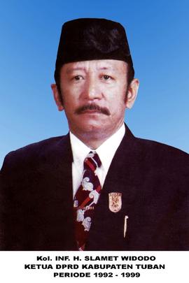 Ketua DPRD Periode 1997-1999 (Kol. INF. H. Slamet Widodo)