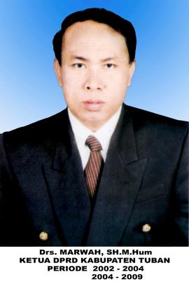 Ketua DPRD Periode 2002-2009 (Drs. Marwah, SH. M,Hum)